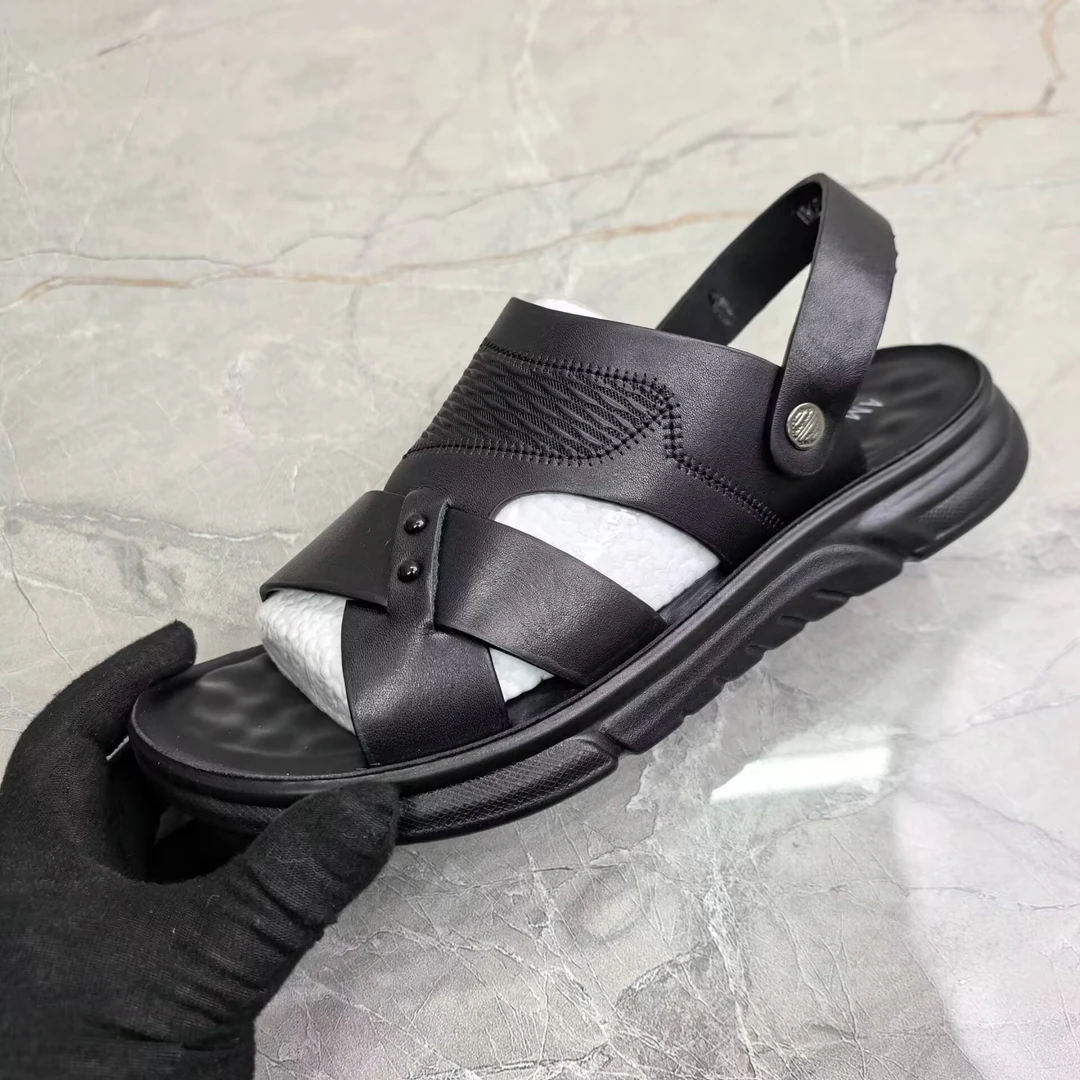 男士凉鞋沙滩鞋男2318（牛皮）