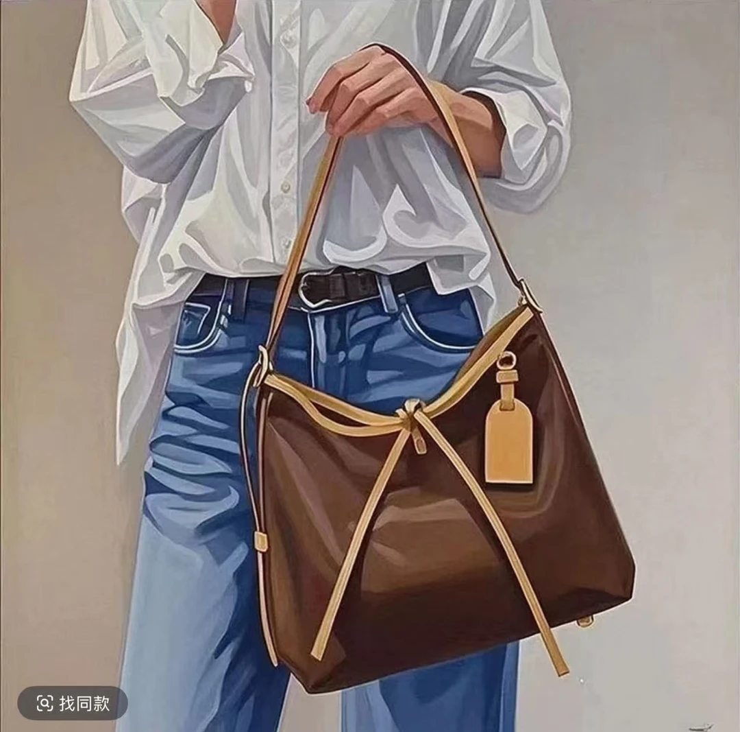 白色家居收纳休闲购物袋(A01-46号按编号拍）-JJ-02777