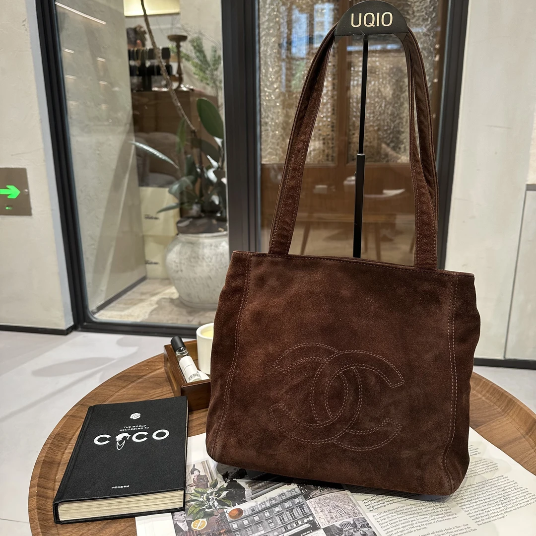 95新 Chanel/香奈儿 麂皮单肩包 98新 56564379