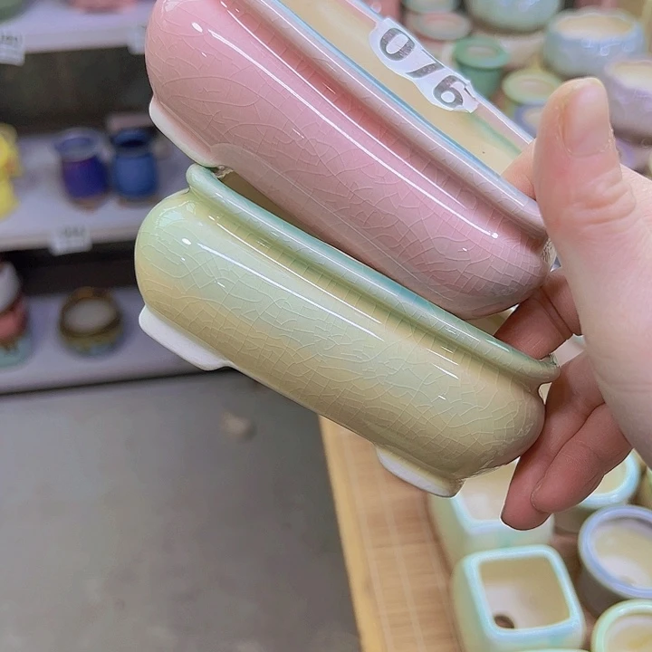 红陶陶瓷花盆当场满12包邮