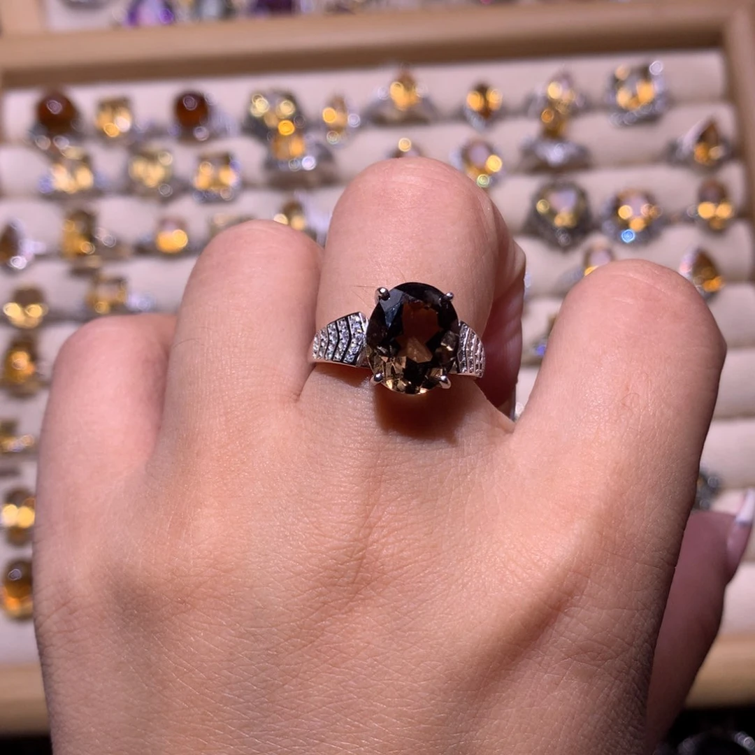 【闪购商品】银S925镶嵌戒指水晶?****戒指