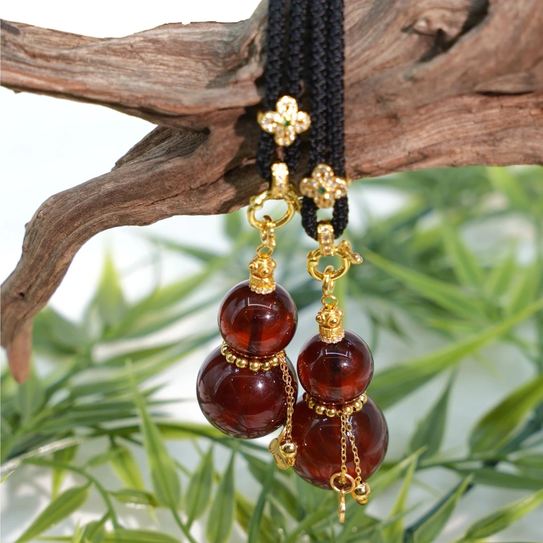 血珀葫芦万能扣吊坠多样性发一件（现）YB8525601