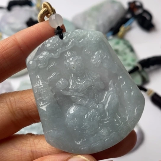 翡翠未镶嵌挂件翡翠