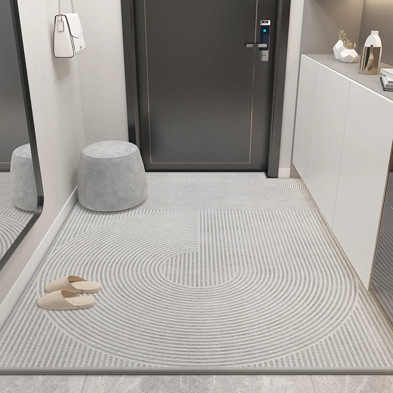 2026新款入户门地垫耐脏免洗脚垫现代简约轻奢高级风防滑定制地毯