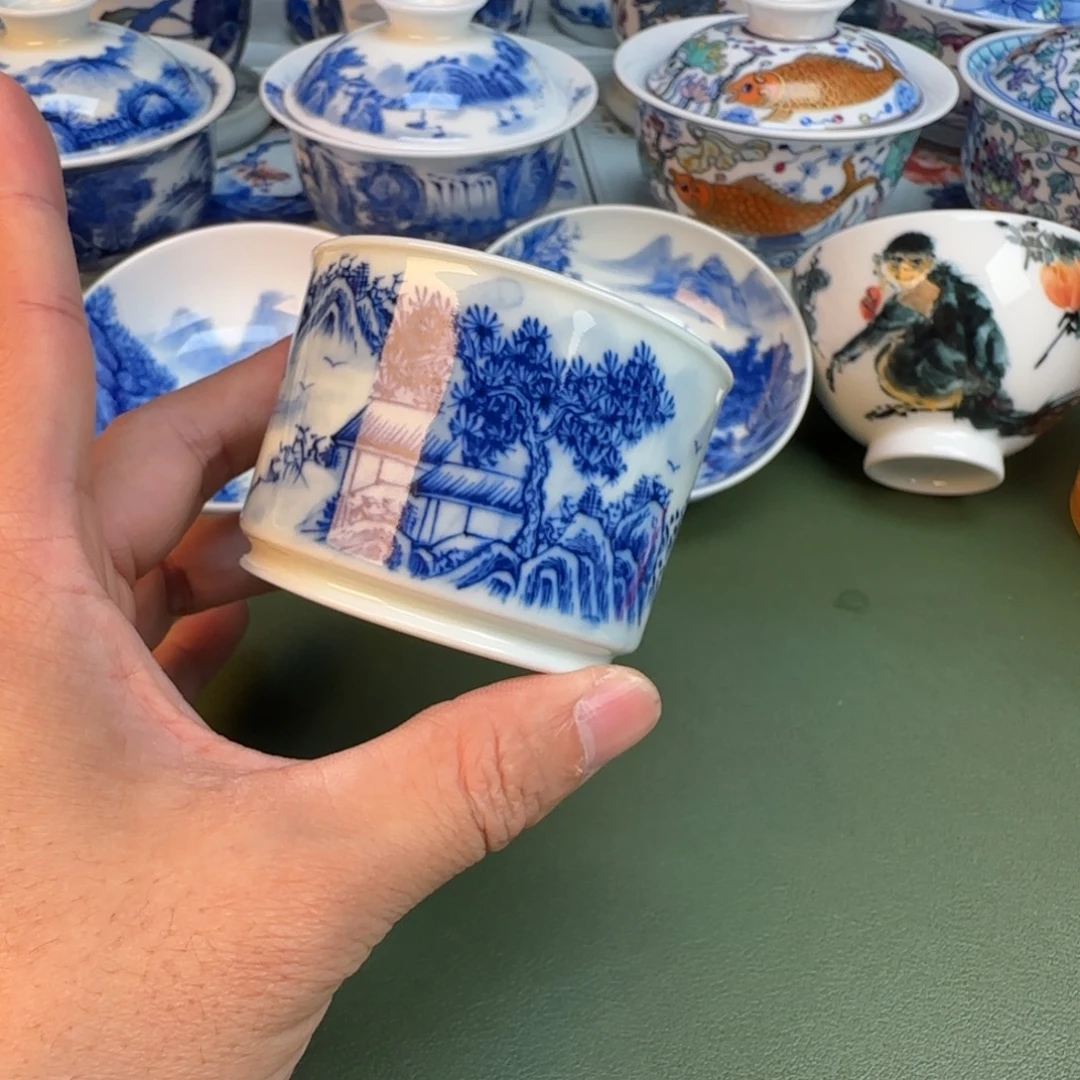 陶纯手工纯手绘茶具302