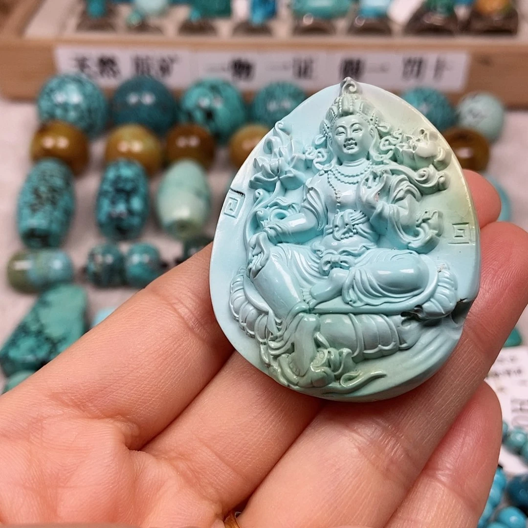 未镶嵌绿松石珠宝半成品W*M