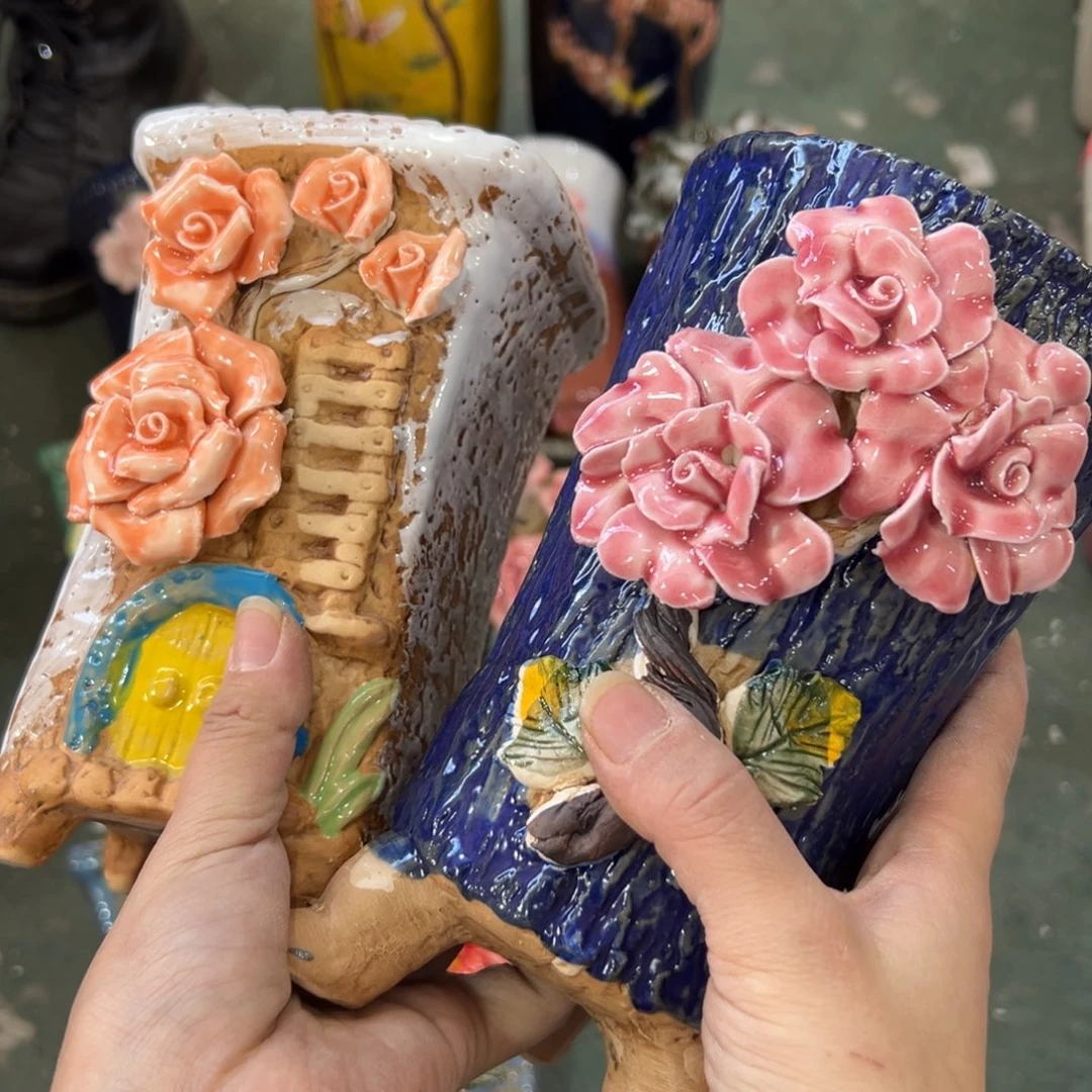 多肉花盆满20元发货，退款拉黑