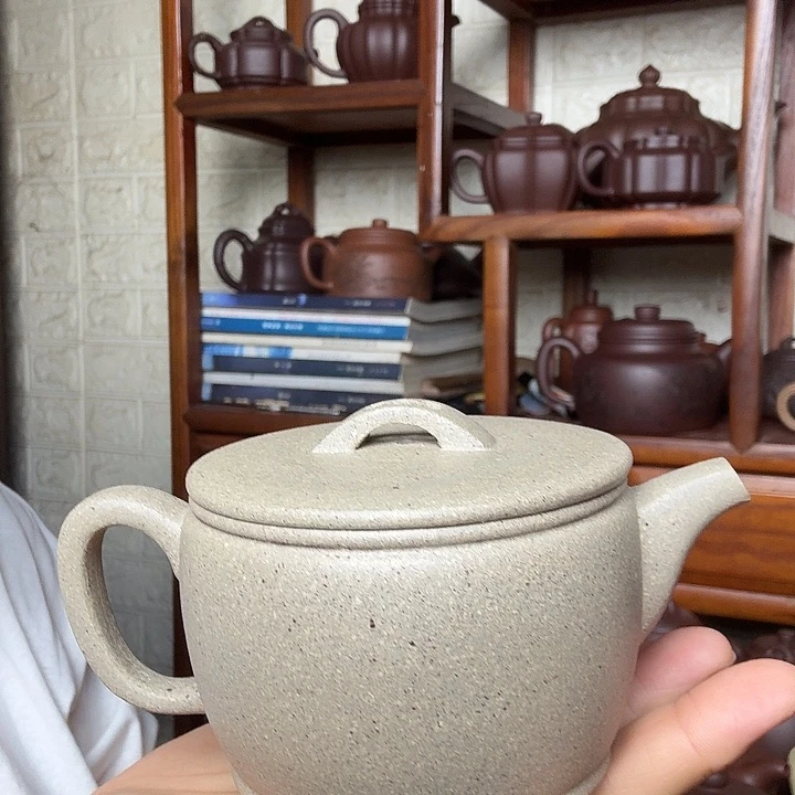 追***人紫砂茶壶汉瓦280cc半手工