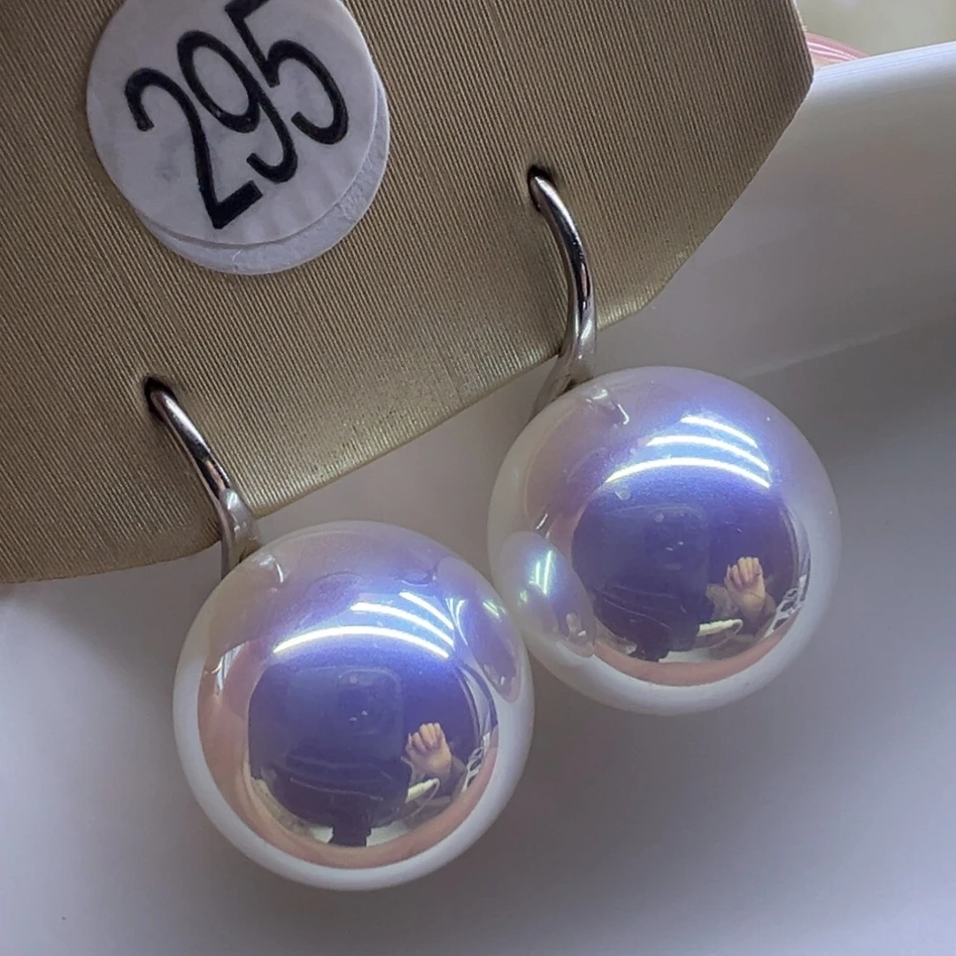 耳饰淡水珍珠银S925镶嵌