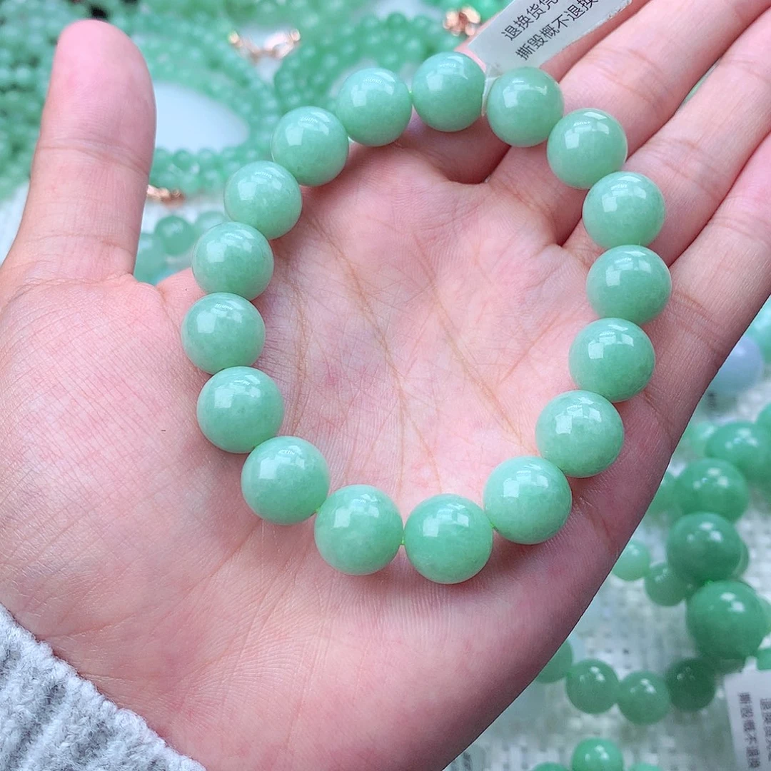 翡翠未镶嵌毛衣链