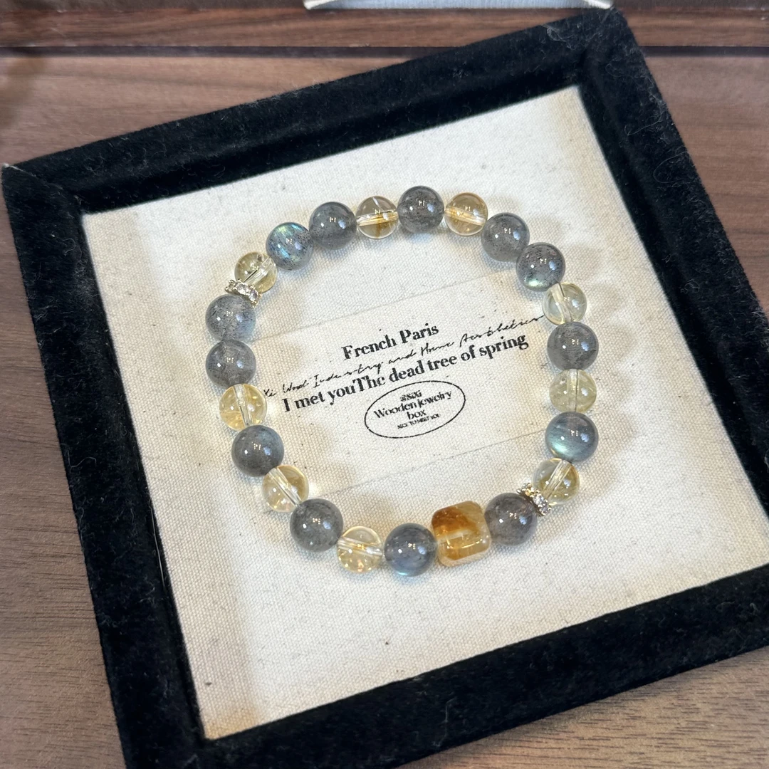 【今晚月色很美 】水晶原创小众设计