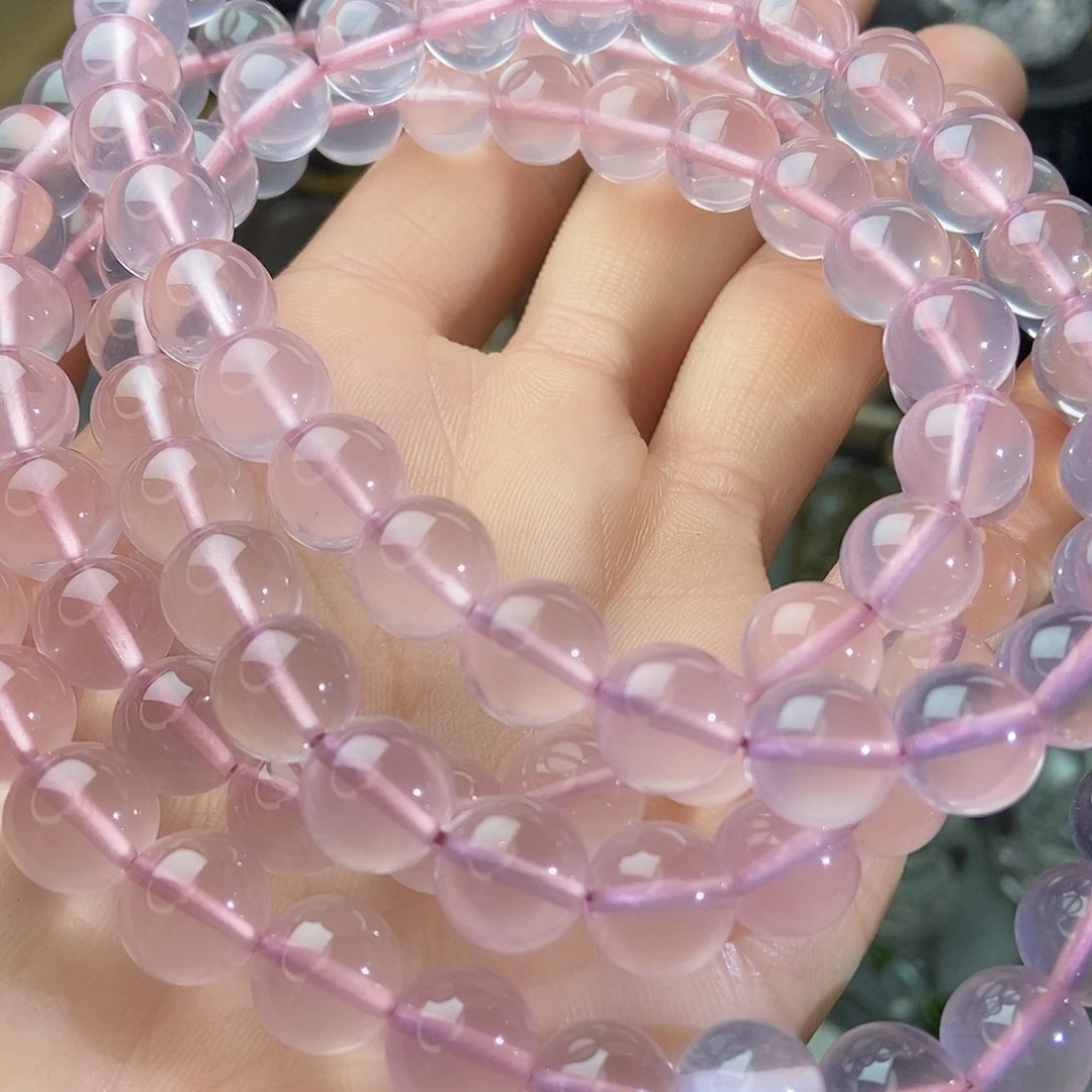 水晶套链未镶嵌水晶108颗盘珠