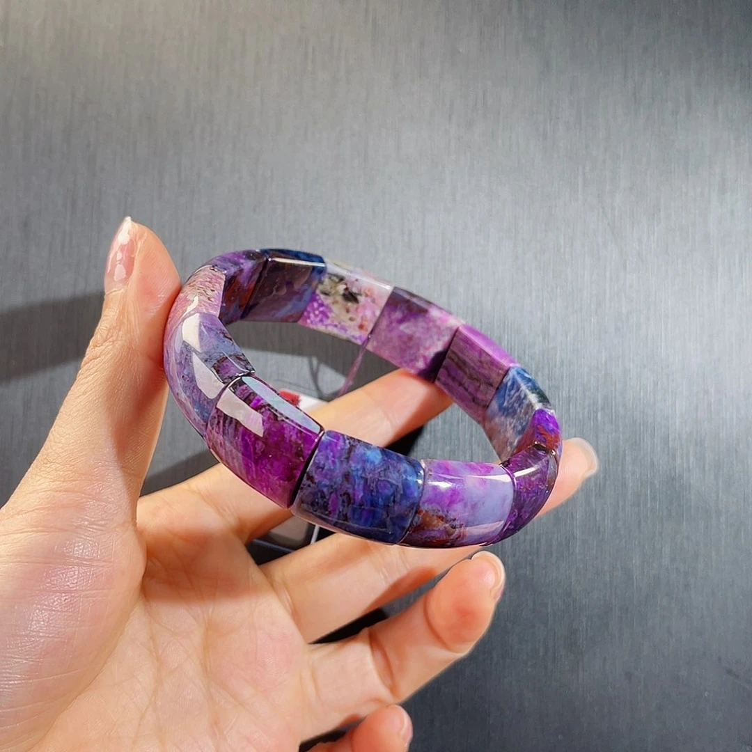 苏纪石（舒俱来）南非舒俱来老矿料手排未镶嵌