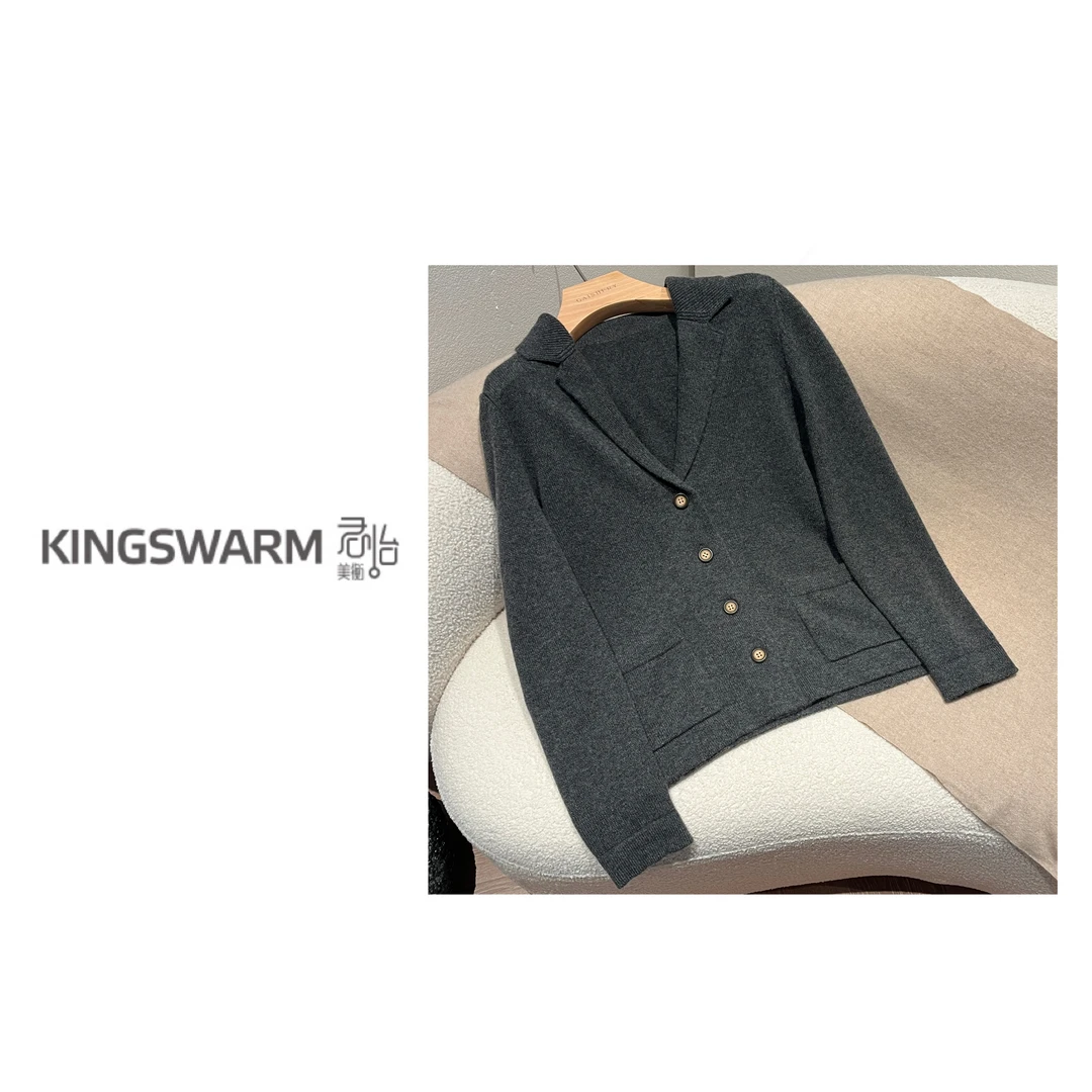 君怡【轻奢百搭休闲西装款】100山羊绒