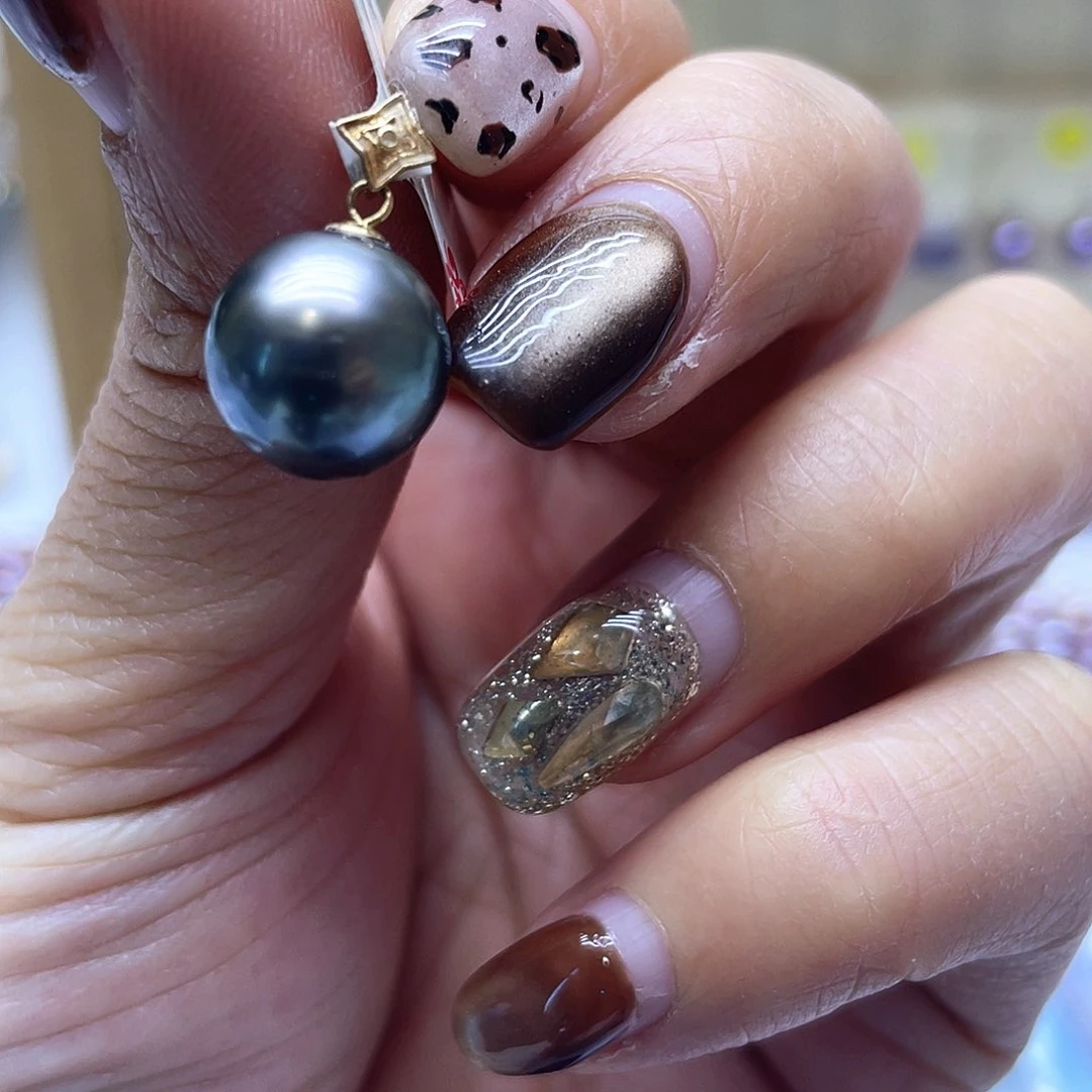 海水珍珠颈饰18K金镶嵌