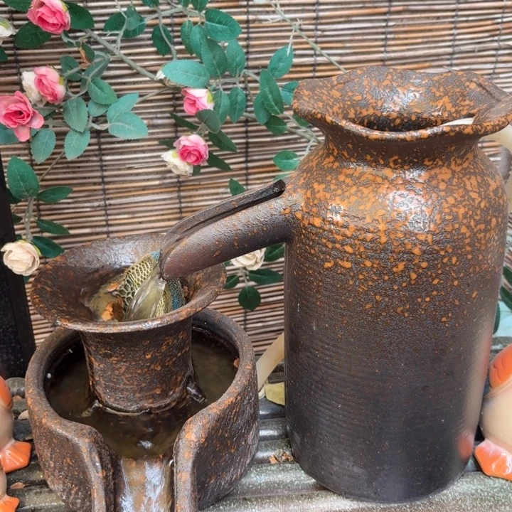 粗陶口径13/27，13/15/15➕10W水泵➕水管➕过滤棉