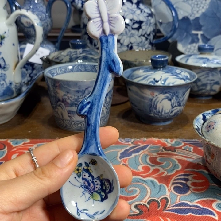 钛合金景德镇陶瓷勺子