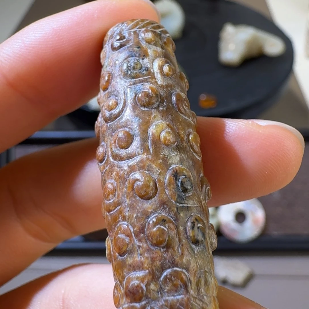 和田玉未镶嵌挂件玉*