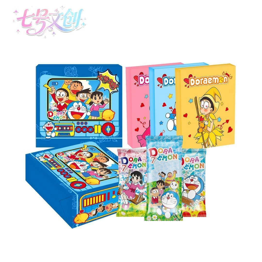 Tc【翻倍开】《七号文创x哆啦A梦》 国卡二创收藏卡牌盲盒默认代拆