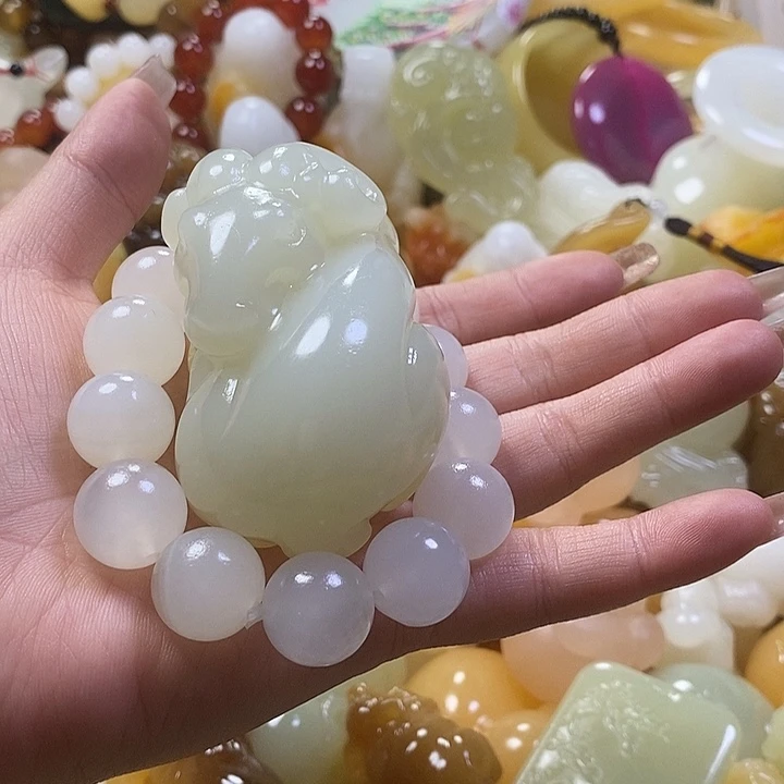 完全开放手把件羊手把件羊