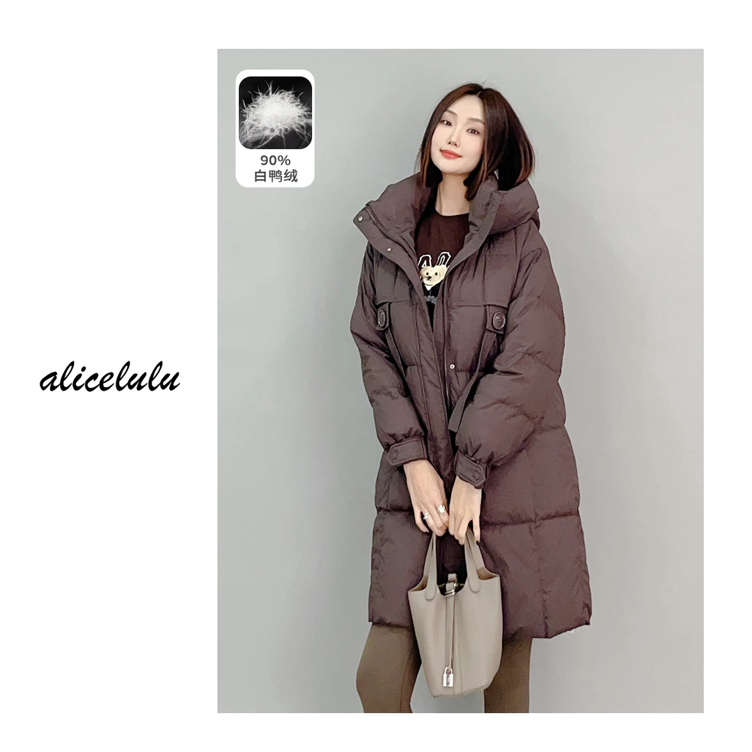 4 ALICE 温暖如春羽绒服 饱满鸭绒 连帽防风 S2141663Vr