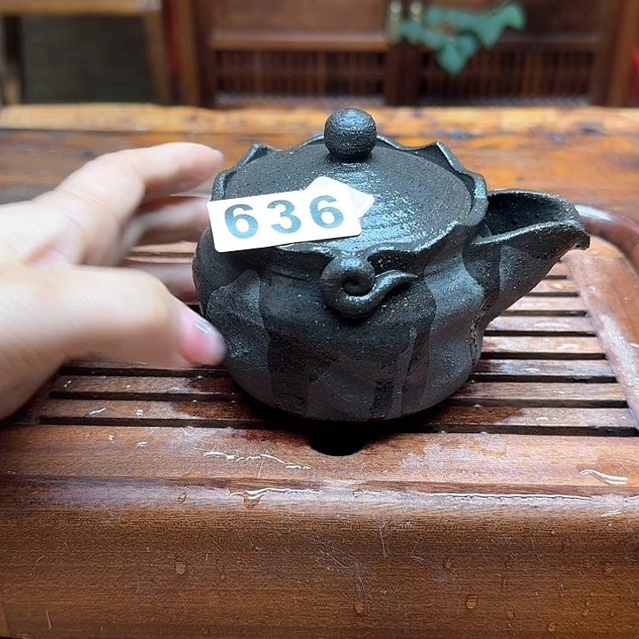 纯手工制作粗陶茶具