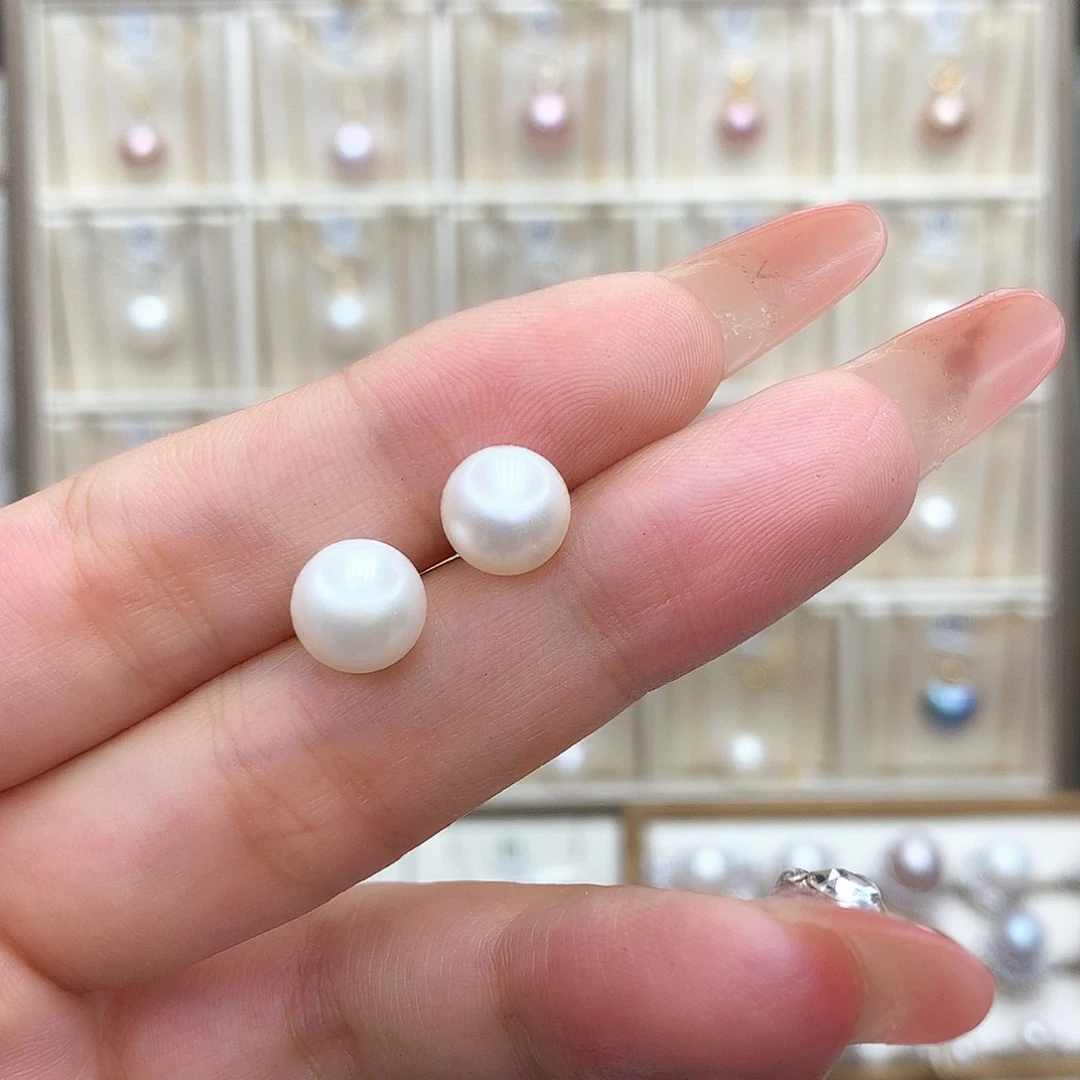 淡水珍珠银S925镶嵌颈饰