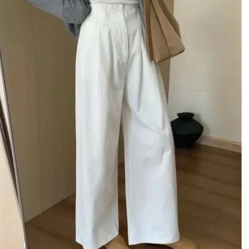 【清货+运费险】2025阔腿裤显瘦高腰设计直筒长裤