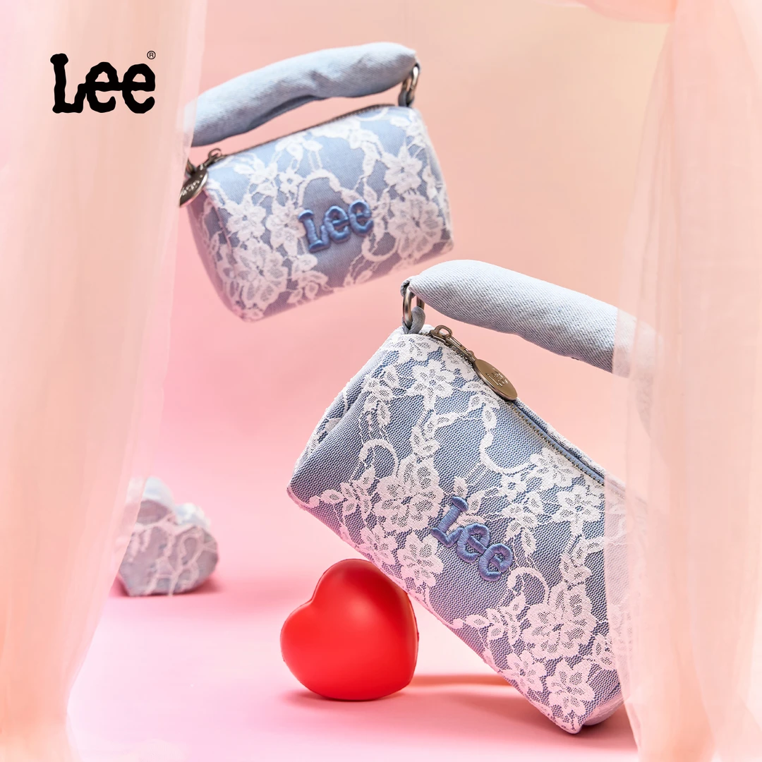 Lee官方欧若风迷你蕾丝馒头包链条包女生单肩包精致手提包斜挎包