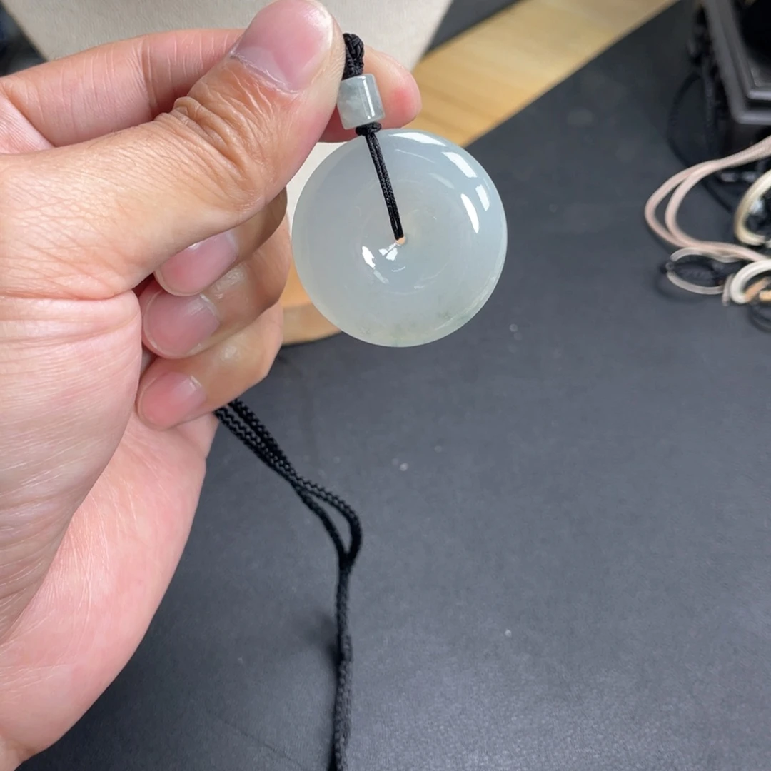 翡翠未镶嵌颈饰34.5-6.3