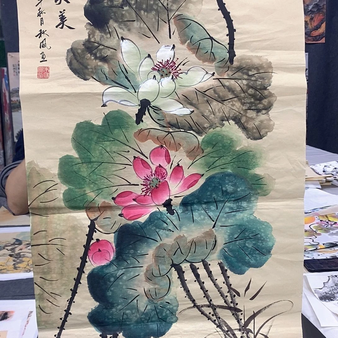 国画国画手绘作品