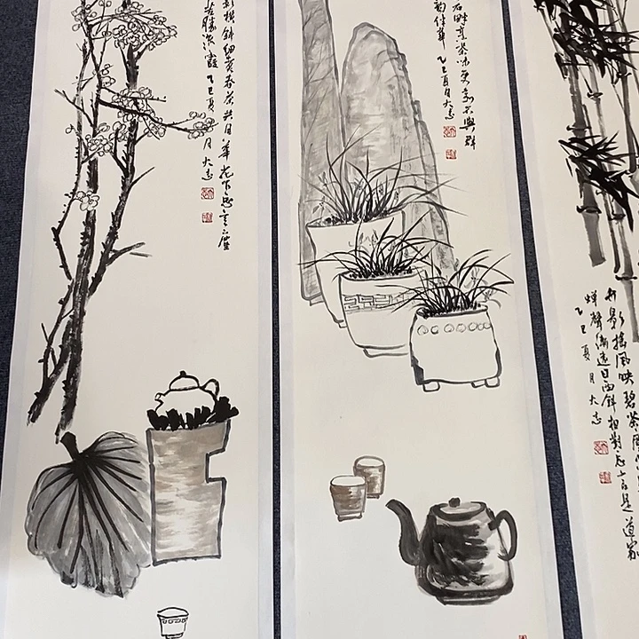 关***庄国画纯手绘国画写意作品