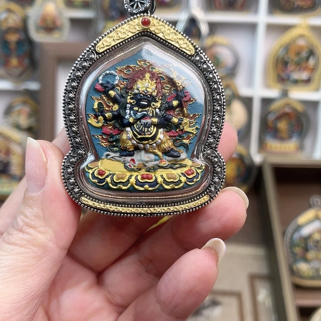 泥塑金**主做旧款大黑天双面