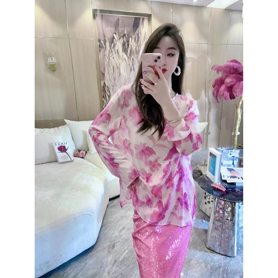独宠【艳如桃花】夏季仙气轻奢高端纯欲甜美显瘦上衣