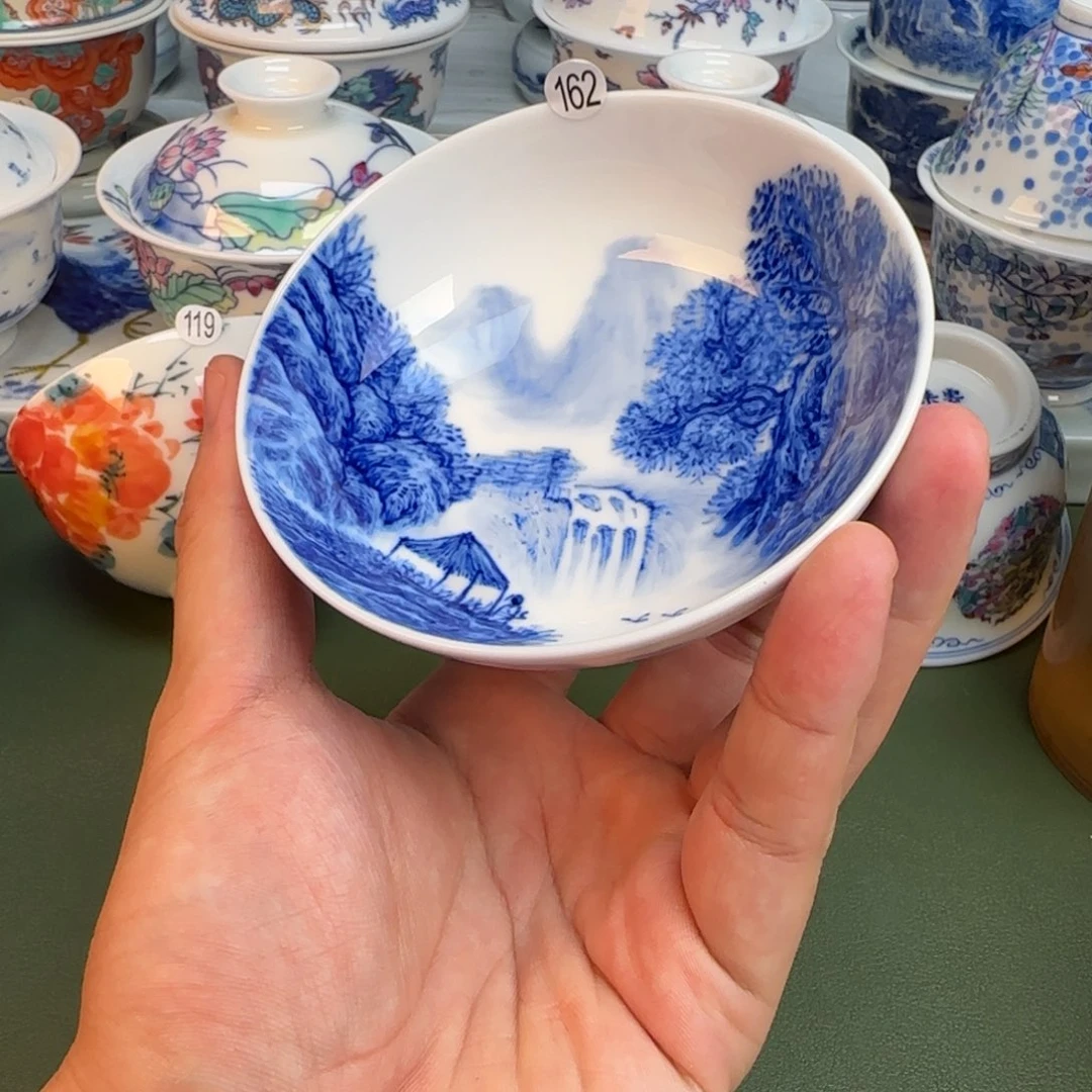 彦祖纯手工手绘茶具162