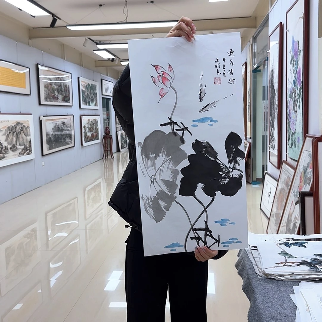 国画国画作品多次