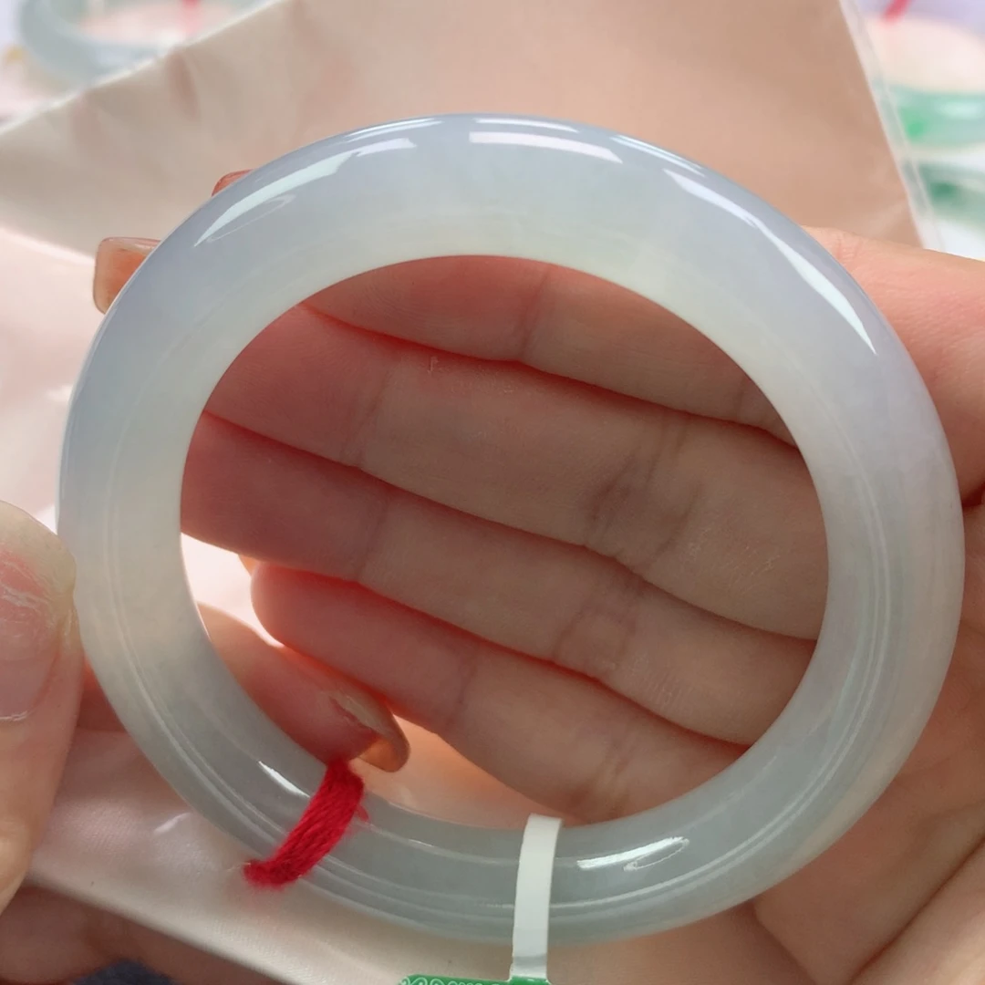 未镶嵌手镯翡翠缅甸天然翡翠56圈