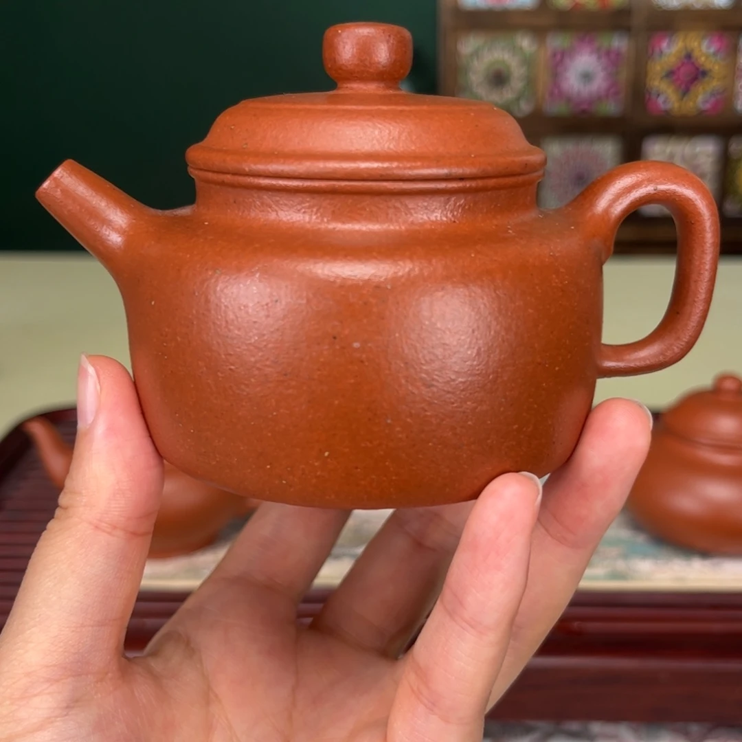 茶壶紫砂宝山红泥德钟180cc