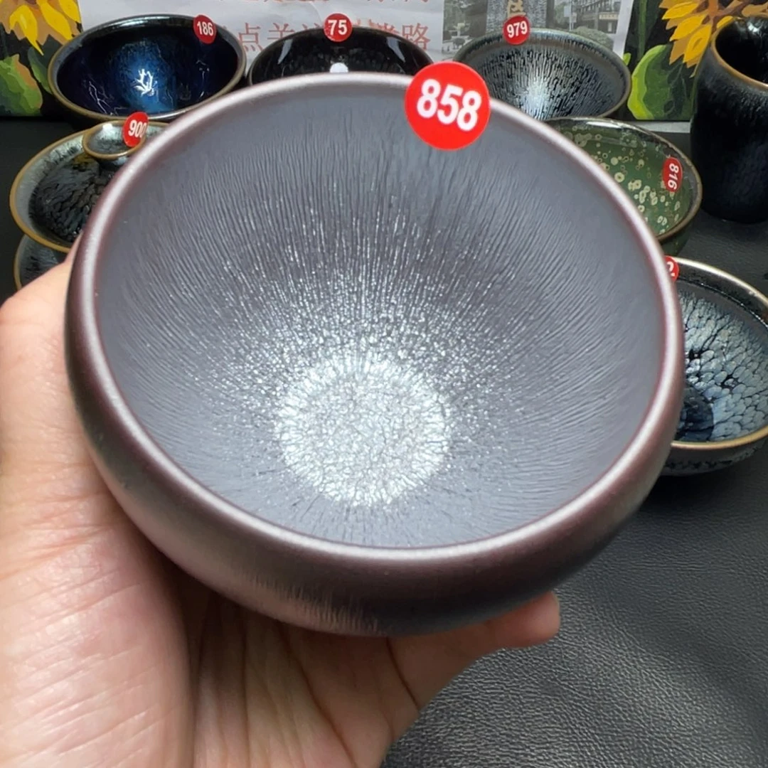 流***月茶盏858 建盏茶盏茶杯