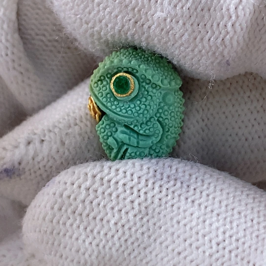 绿松石未镶嵌。蜥蜴2