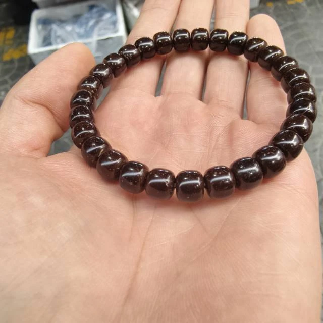 【阿钰推荐】LY87586-椰蒂原生态老型手串-尺寸8*7mm-8*7mm