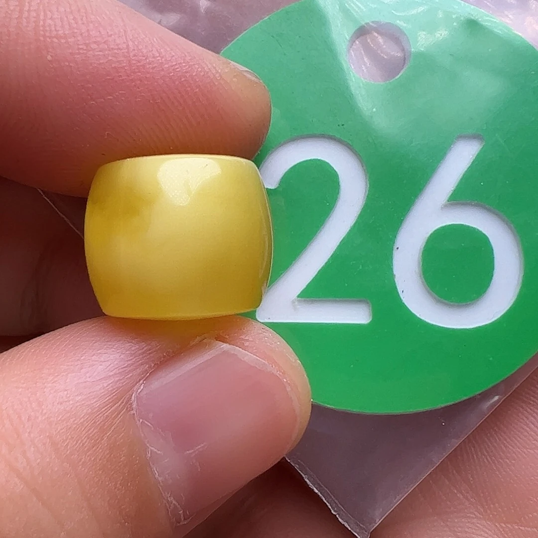 未镶嵌蜜蜡裸石12.8mm花粉