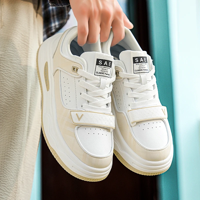 欧洲站轻奢潮牌来袭~2025新款秋季高级感轻奢时尚厚底休闲板鞋