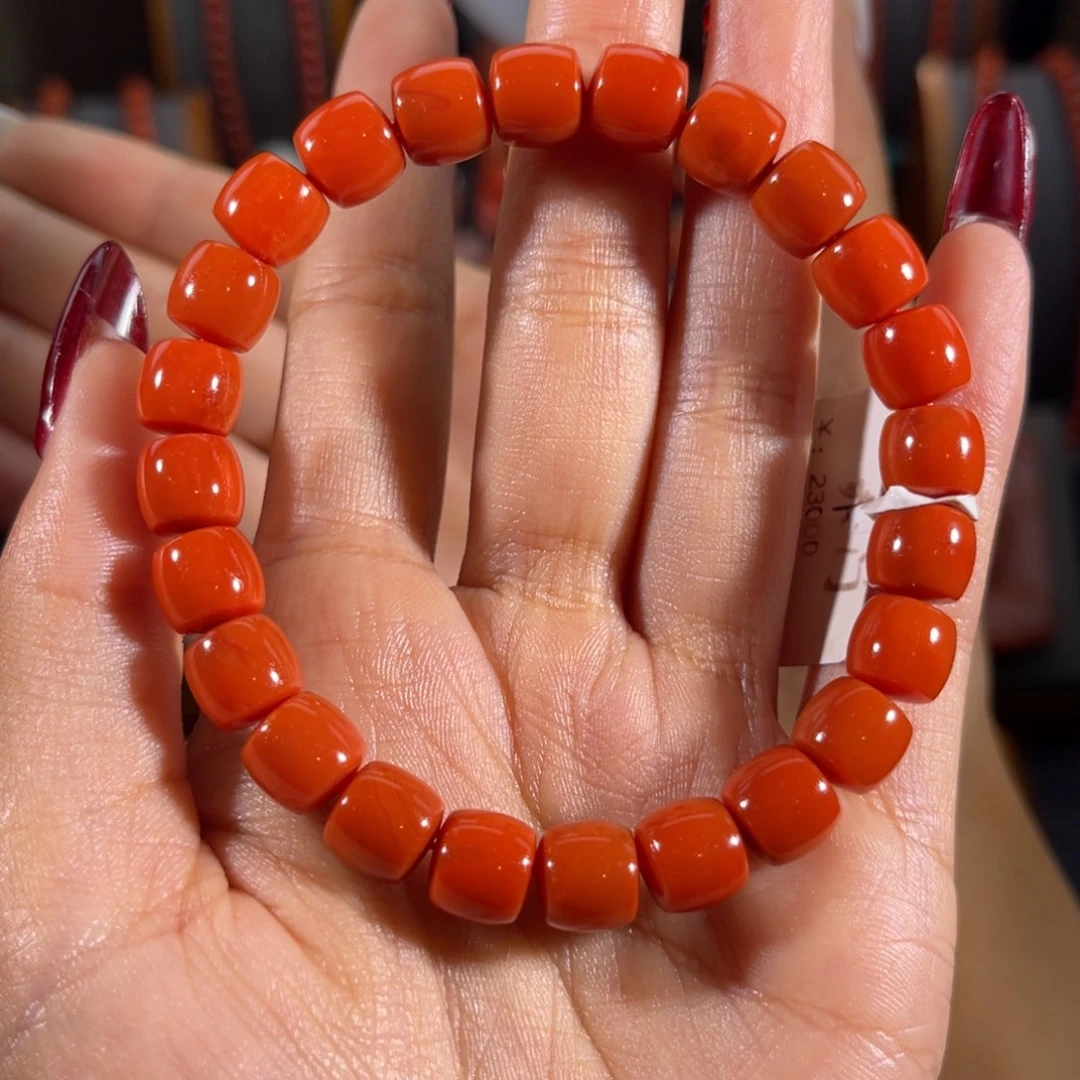 南红玛瑙未镶嵌直切单圈8.7mm