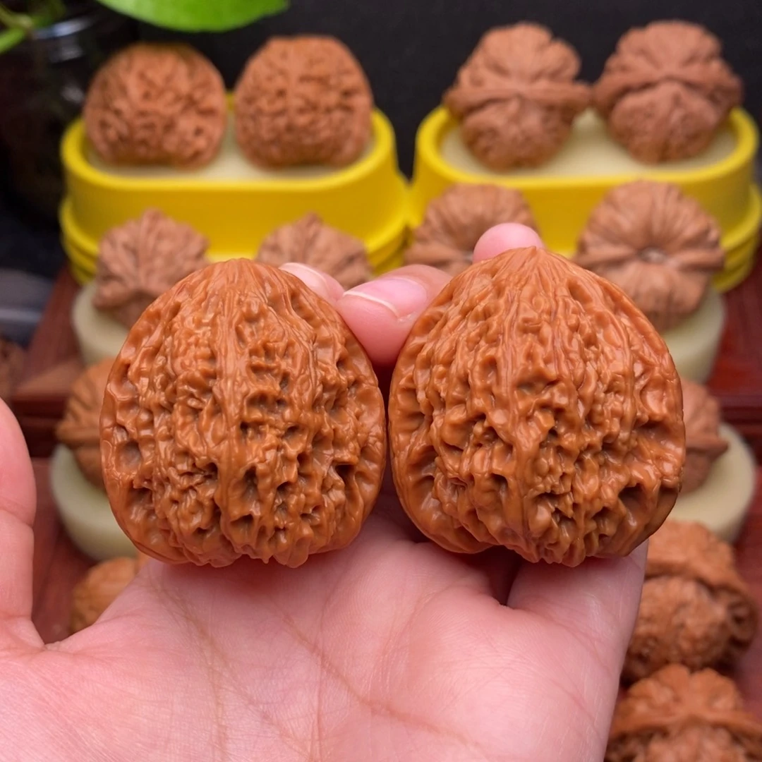 把件文玩核桃39“红皮”涿鹿南疆石