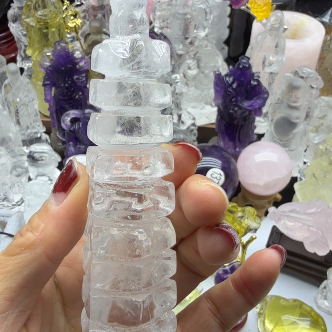 水晶未镶嵌珠宝半成品