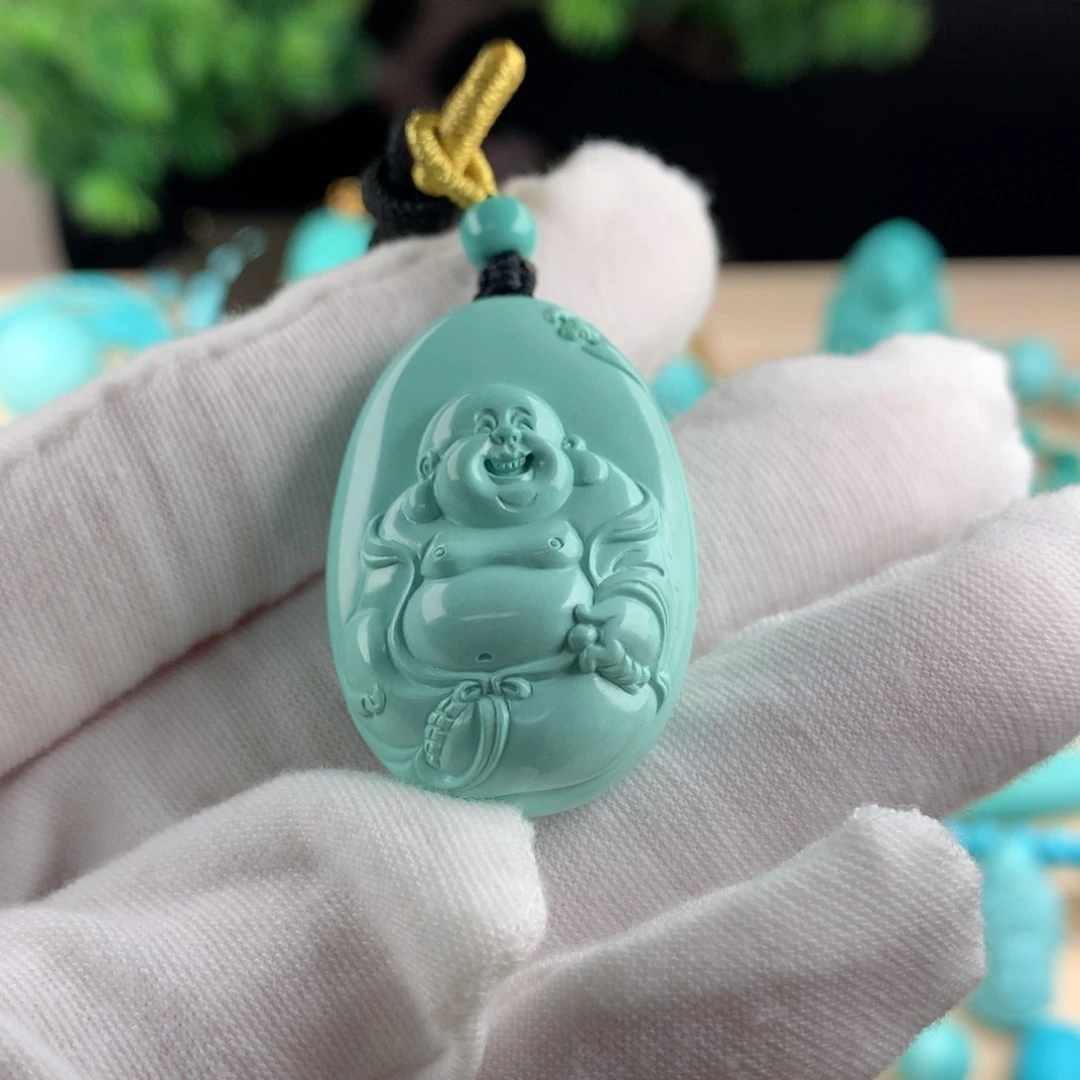 绿松石弥勒佛未镶嵌
