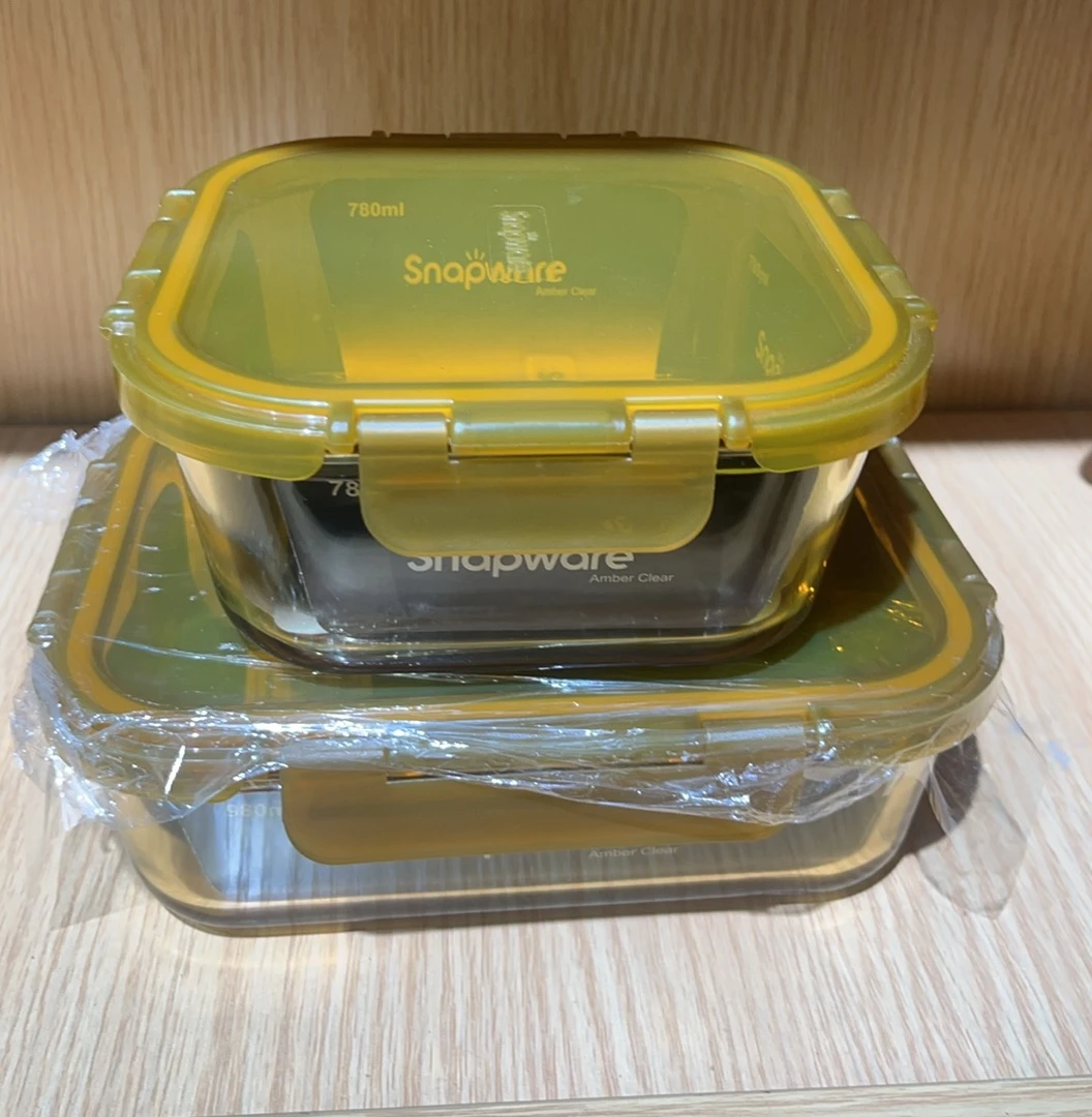 康家-2件套玻璃饭盒(包装破损)