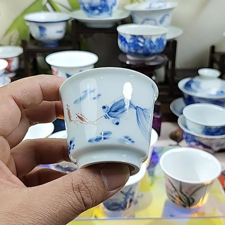 景德镇手工手绘陶瓷杯子