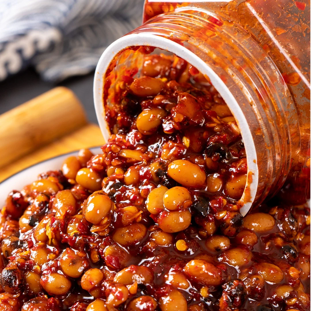 湖南农家香辣豆粒湘辣风味开胃下饭菜即食凉拌蘸水蒸菜调料